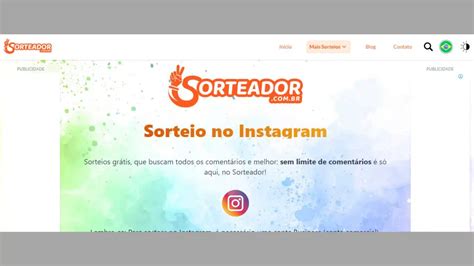sorteiogram|sorteio grátis.